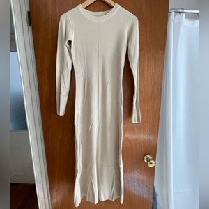 Long sleeve knit dress
